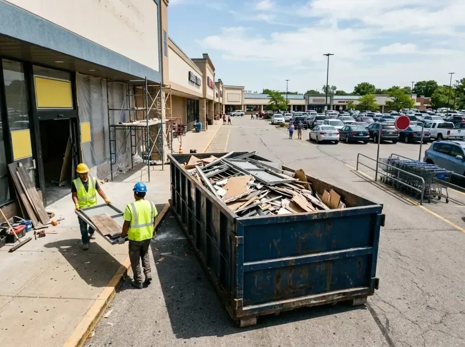 retail-store-renovation-debris-003 — frequently asked questions, Roll-off Dumpster Rentals in Millington, TN